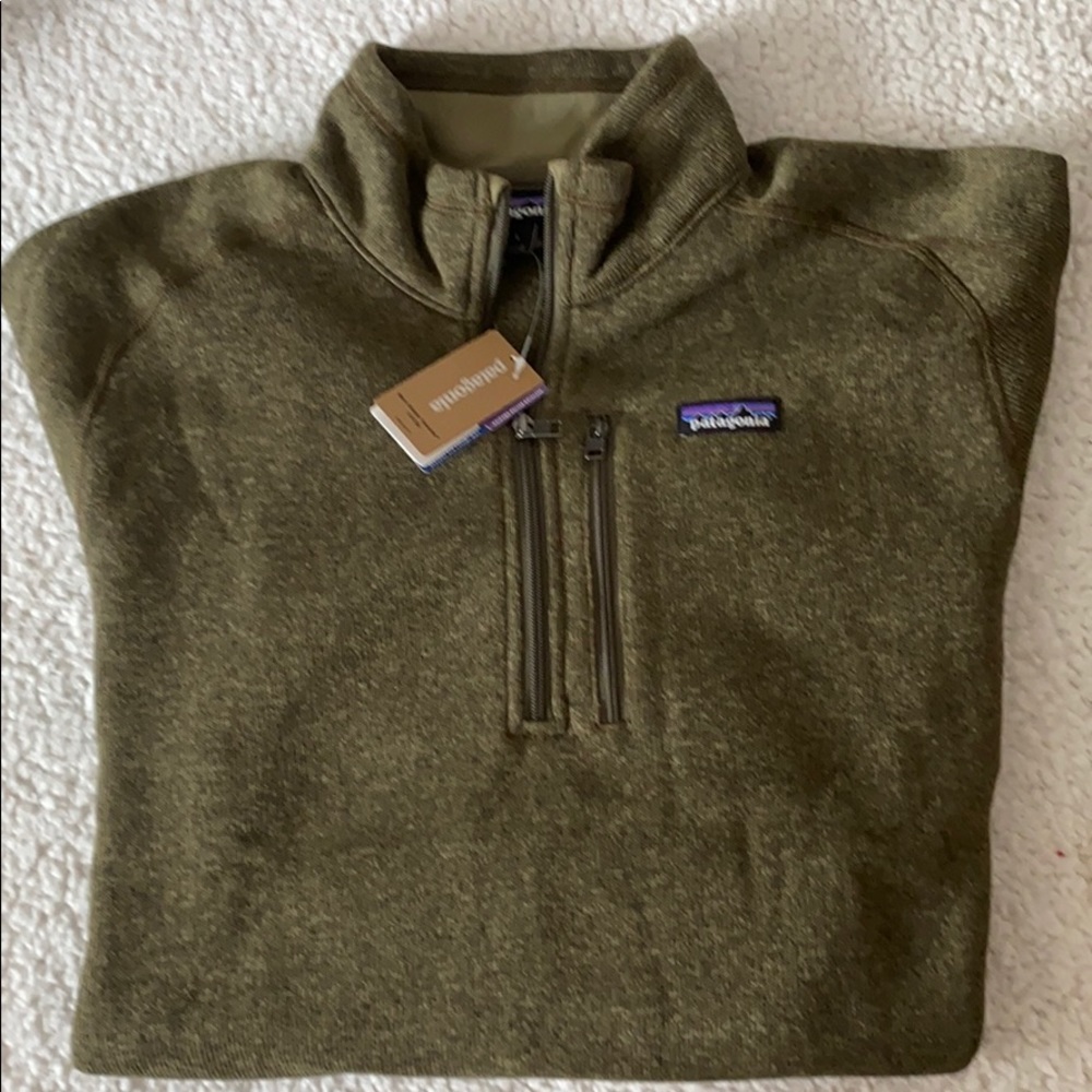 NWT Patagonia Men’s 1/4 Zip Better Sweater - L